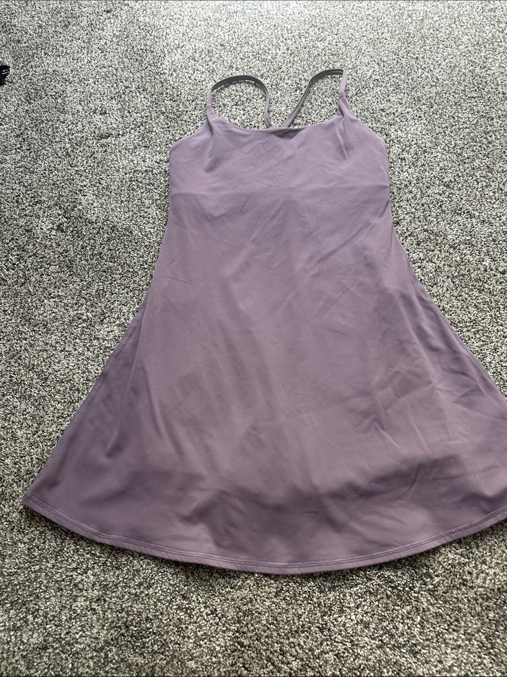 Halara style Lilac Strappy A-Line Dress